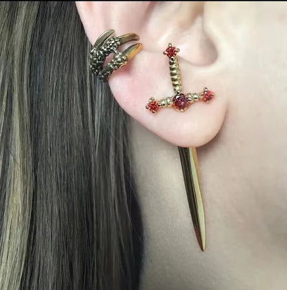 Fashion Vintage Piercing Ear Studs