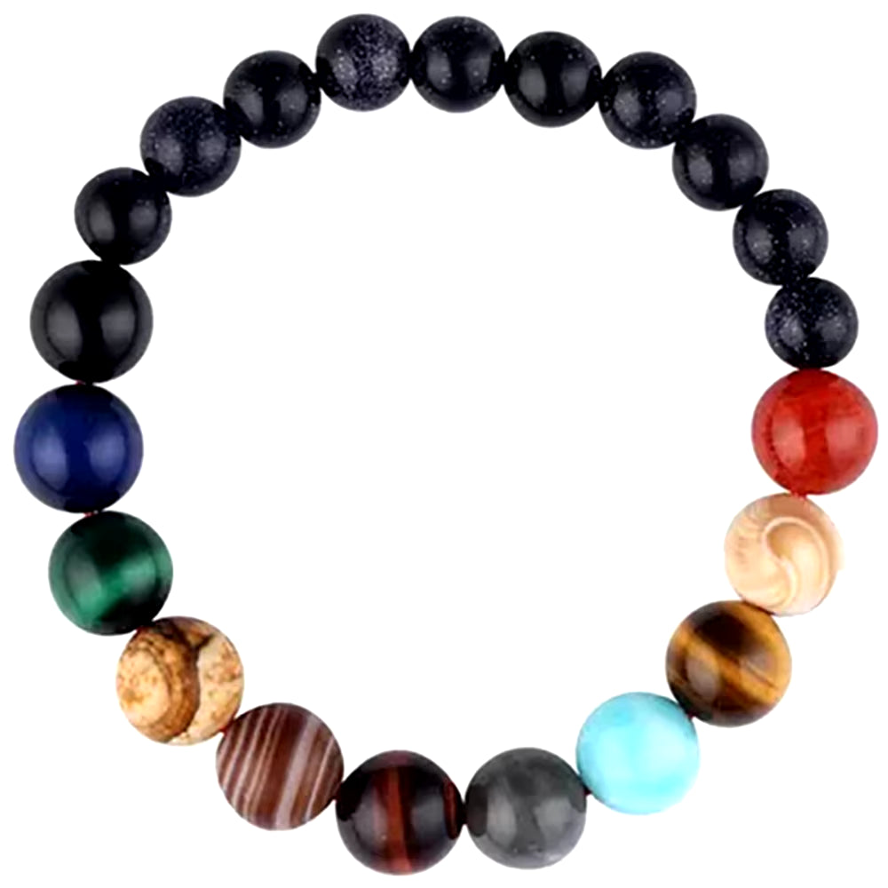 Eight Planets Bead Bracelet